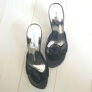 Stunning slip on heels NWOT